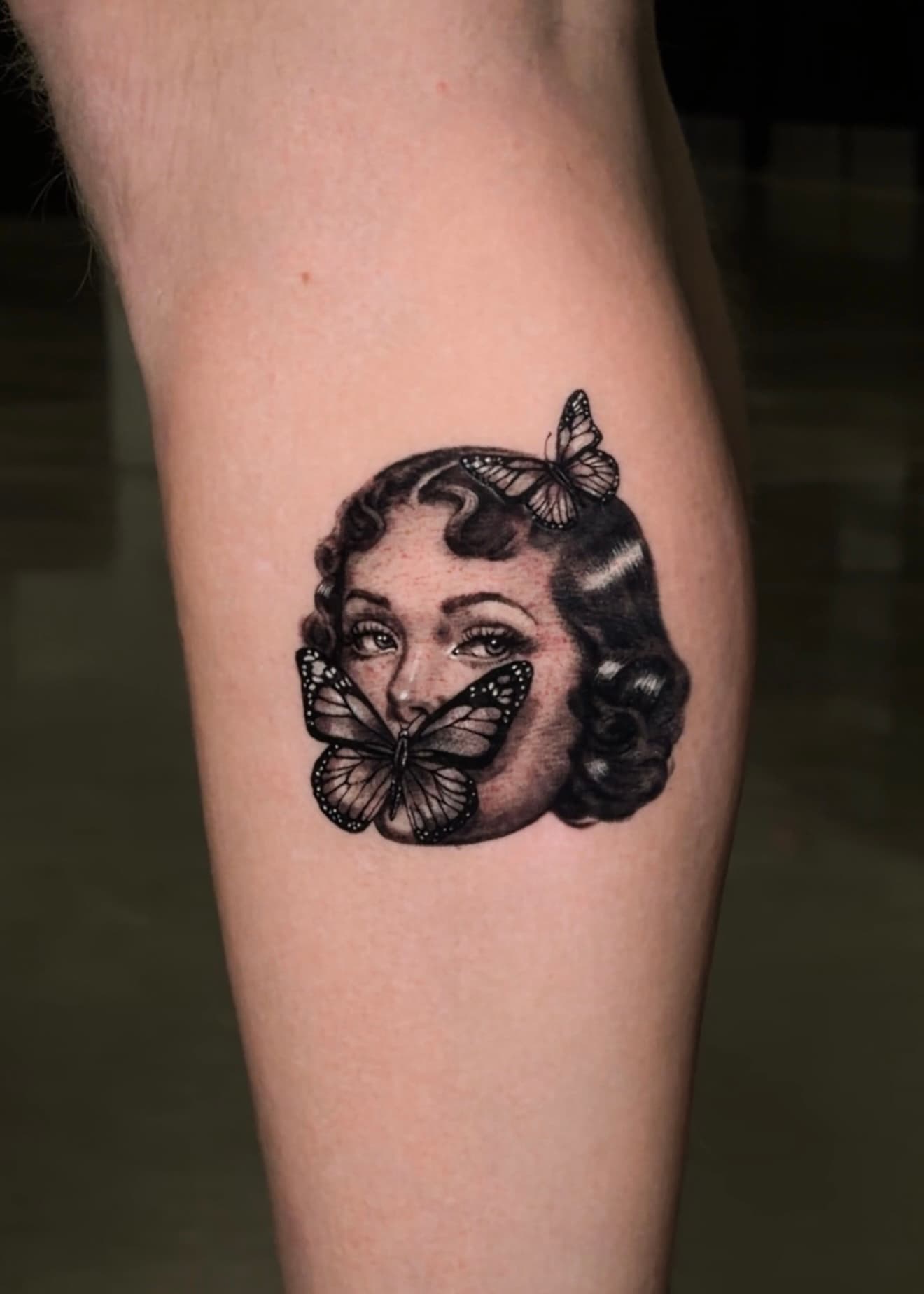 Black & grey realism tattoo