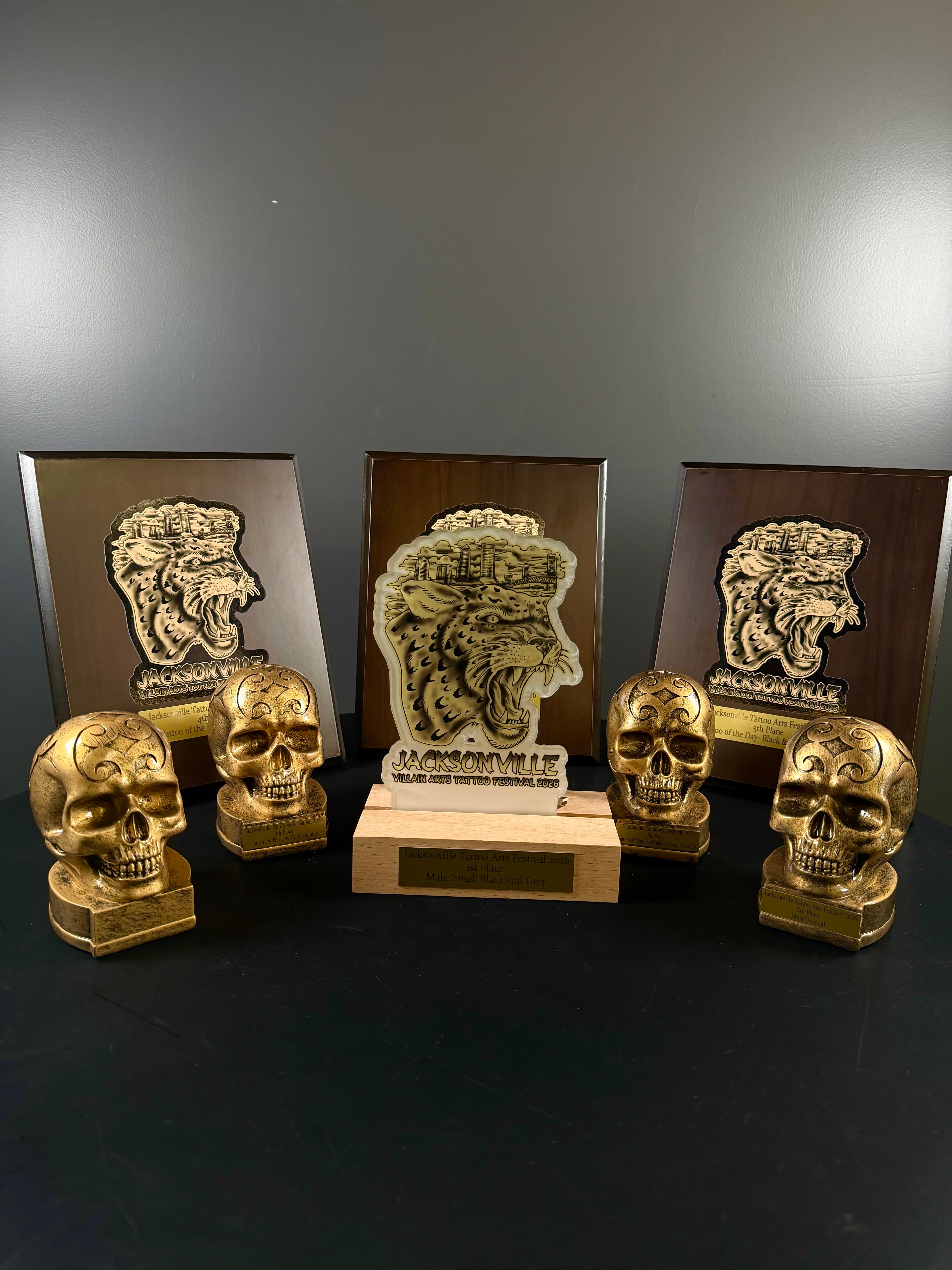 Award winning work, Villain Arts Tattoo Festival