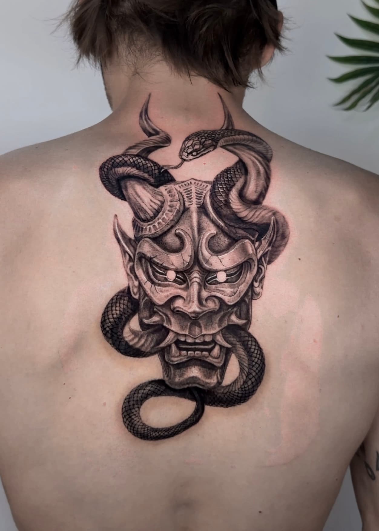 Custom black & grey tattoo by Uğur Bilgiç