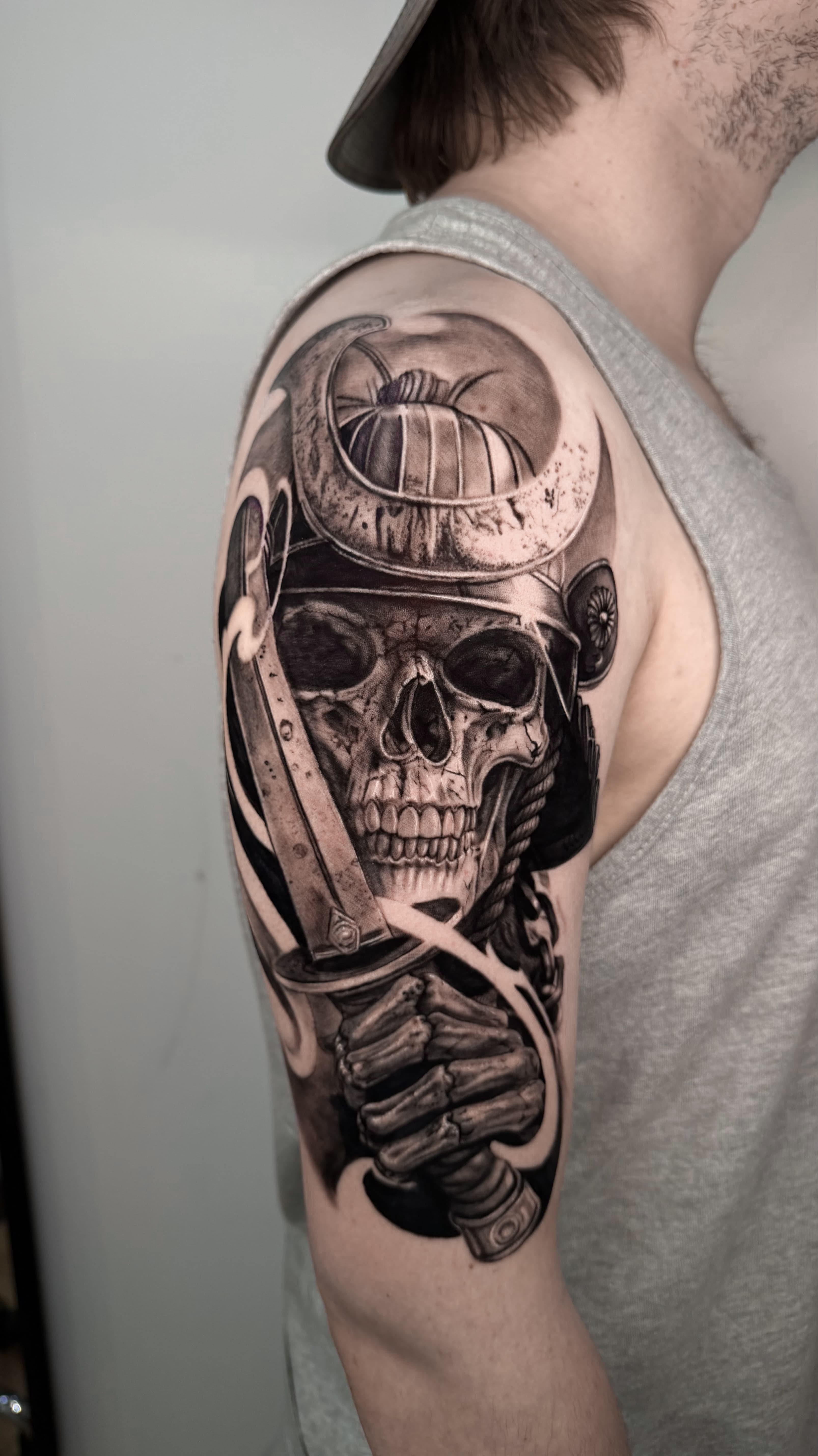 Custom tattoo by Uğur Bilgiç